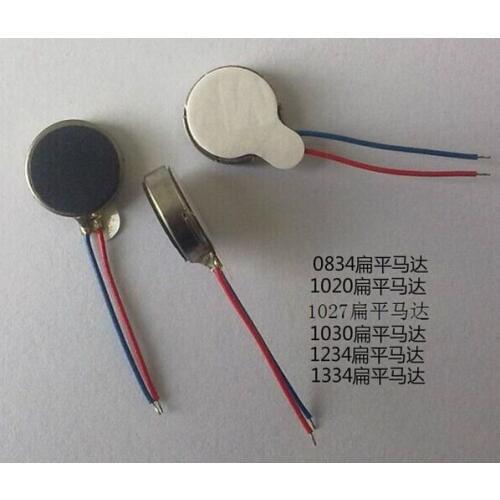 500pcs/lot)NEW Model 1034 Voltage 3V Coin Vibration Micro Motor Flat ToyCell Phone Pager Motor 10mmx3.4mm diameter+Free shipping