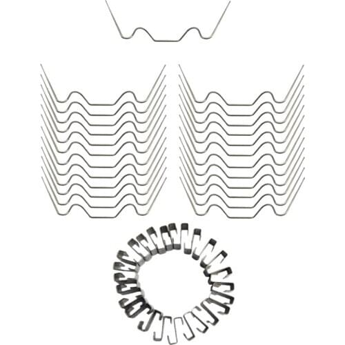 50X Greenhouse Glazing Clips Stainless Steel W Z Type Spring Wire for Greenhouse