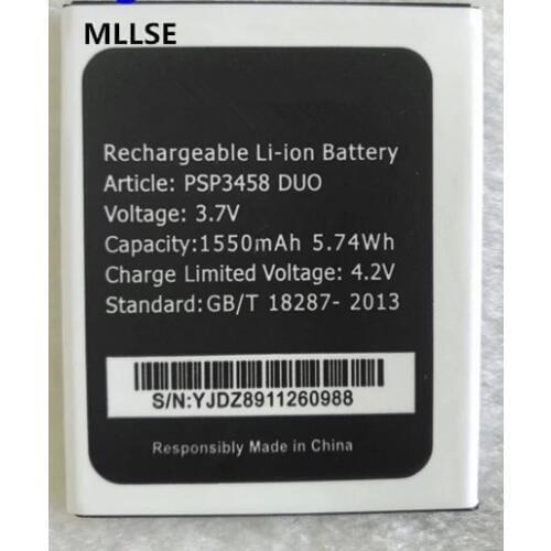 MLLSE 1550mah for Prestigio Wize O3 MultiPhone PSP3458 DUO BATTERY