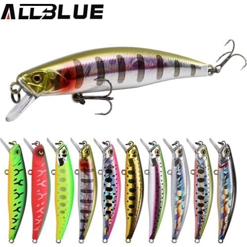 ALLBLUE SPRINT 75SP Suspend Wobbler Magnetic Longcast Minnow 8.5g Jerkbait Fishing Lure Hard Plastic Artificial Bait Pike Tackle