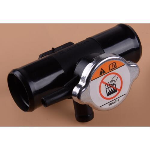 Beler Car Plastic Radiator Coolant Filler Fill Neck with Cap 1350A015 Fit for Mitsubishi Lancer Outlander Sport