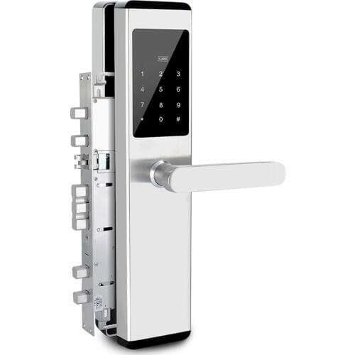 Bluetooth Electronic Keyless Code Door Lock Unlock With Code Smart Phone APP Mechanical Key