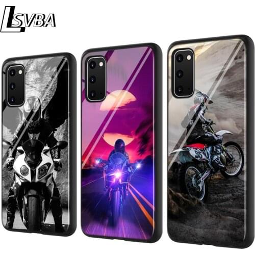 Moto Cross motorcycle sports For Samsung Galaxy S20 FE Lite Ultra Plus Note 10 lite A01 A11 A21 A31 A41 A51 A71 A91 Phone Case