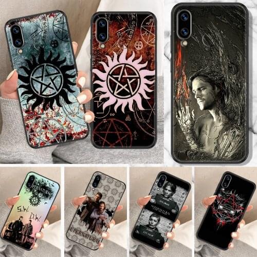 Supernatural TV Phone Case For Huawei Honor 6A 7A 7C 8A 8X 8 9 9X 10 10i 20 Lite Pro black luxury Etui trend cell cover pretty