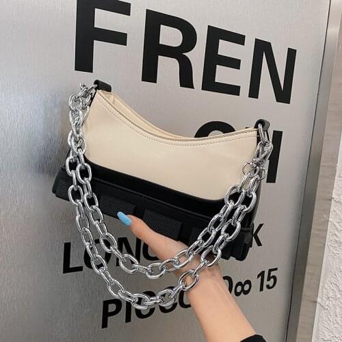 Elegant PU Leather Crossbody Bags for Women 2021 Shoulder Bag Simple Female Branded Trend Lux Black Handbags and Purses