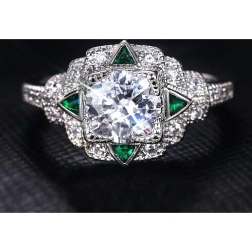 Huitan Fashion Versatile Style Women Finger Rings High Quality Silver Color Wedding Party Daily Wear Accessories Trendy Jewelry