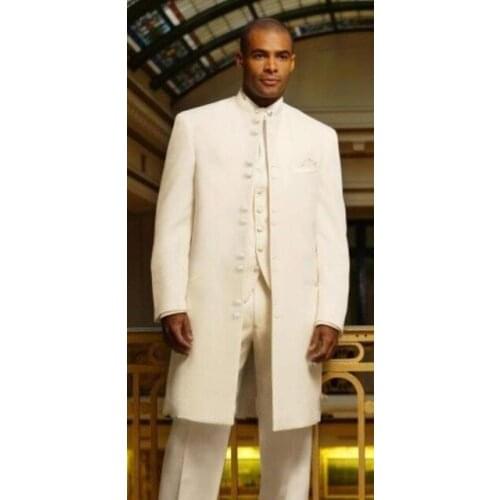 Custom Made Mens Suits Groom Tuxedos Groomsmen Wedding Party Dinner Best Man Suits Blazer (Jacket+Pants+Vest+Tie) NO:593