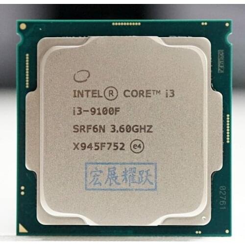 Intel Intel Core i3-9100F SRF6N UO PC Computer Desktop Processor LGA1151 I3 9100F CPU