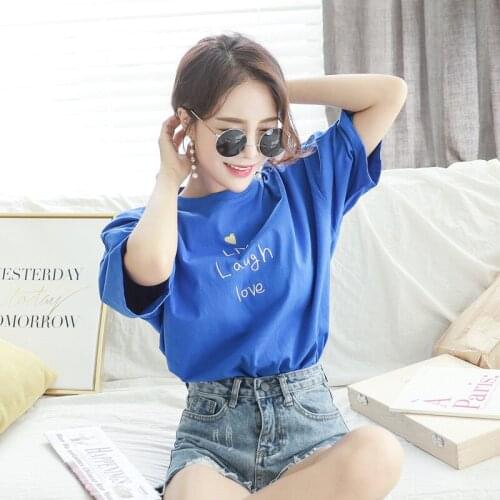 2020 NEW High-quality summer classic soft casual short-sleeved womens breathable T-shirt