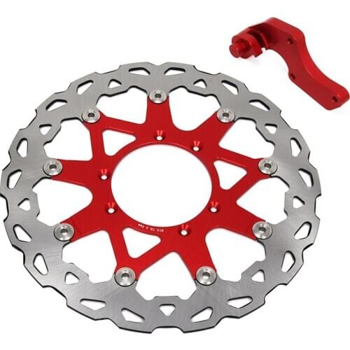 Motorcycle Front Floating Brake Discs With Bracket For HONDA CR125 CRE250 CR250 CRF250R CRF250X CRE250X CRF450R CRF450X