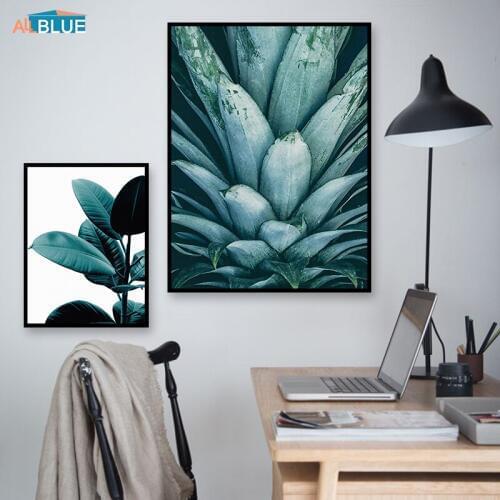 Poster Nordic Decoration Home Green Plant Leaves Canvas Pictures Posters And Prints Modern Decor Wall Art Paintings Living Room