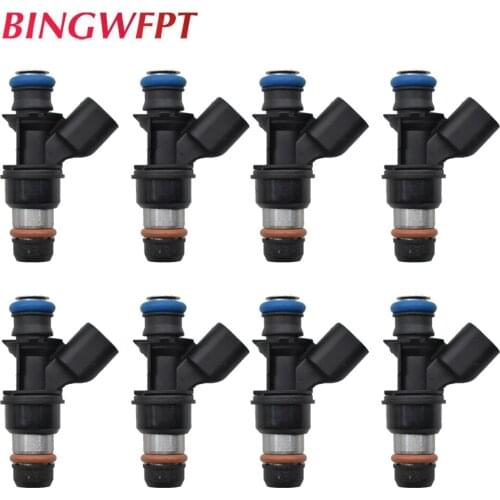 8x fuel injectors for GMC Envoy Sierra 1500/2500/3500 Yukon Savana 2500/3500 4.8L 5.3L 6.0L V8 OE# 12580681