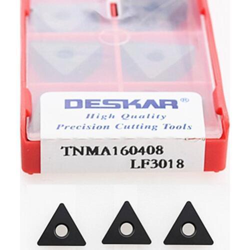 10 Pcs TNMG160408 LF3018 External Turning Inserts CNC High Quality Machined Lathe Cutter For Cast Steel