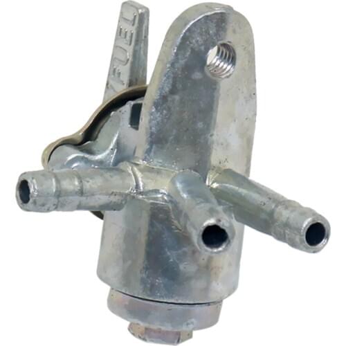 High Performance ATV 3 Way Petcock Fuel Tank Shut Off Valve - Best Replacement Petcock Fuel Valve for Motorcycle Dirt Bike