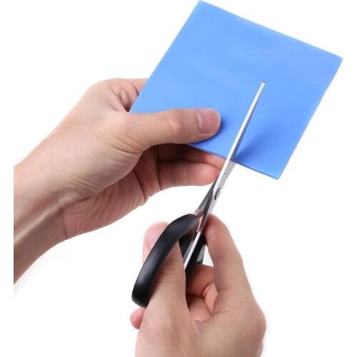 1Sheet 100mmx100mmx1mm Thermal Pad GPU CPU Heatsink Cooling Conductive Silicone Pad for PC Computer Accessories