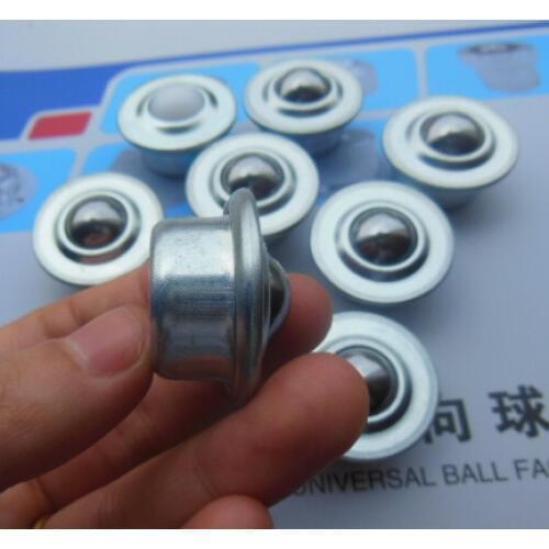 10Pieces/Lot 24mm Bull Bovine Eye Ball Wheel Universal Ball Bearing Balls 5 / 8H Transport Round Universal Cooker Round Ball