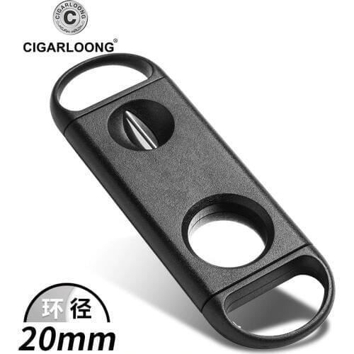 2 in 1 Guillotine & V Cut Cigar Cutter Premium Stainless Steel 50 pcs