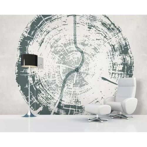 Beibehang Custom wallpaper 3d photo mural annual round Nordic style simple modern living room papel de parede 3d wallpaper mural