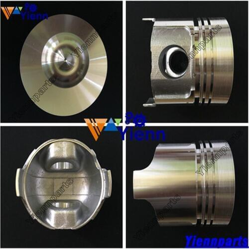 3TN82 3TN82L Piston Kit With Pin Clips 129402-22080 For Yanmar YSR3000 YSR3010 CA25 CA28 CA32 Tractor Engine Parts