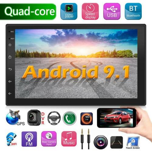 2 Din Car Stereo Autoradio 7 inch Android 9.1 Touch Screen Car Multimedia Player GPS Nav Bluetooth Wifi FM Car Stereo MP5 Player