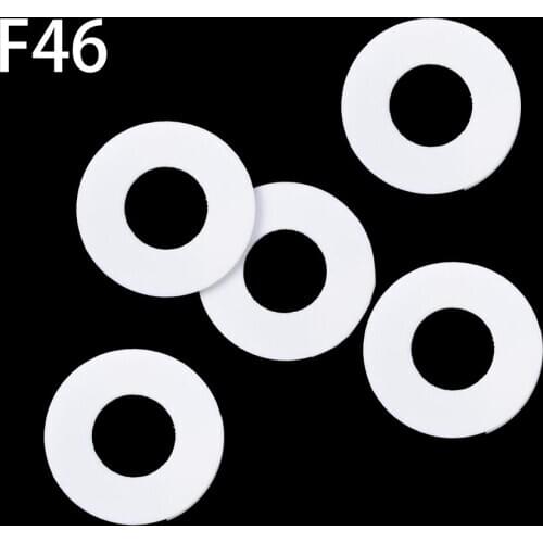 DN25 32*68*3 32x68x3 DN32 38*78*3 38x78x3 White F46 PTEF Ripple Tube Flange Fittting Washer O Ring Flat Seal Gasket