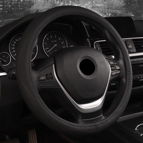 DONYUMMYJO Car Steering Wheel Cover Microfiber Leather Size 38CM For Hyundai solaris elantra i30 mazda 3 6 Most Cars