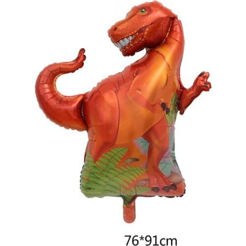Giant Dinosaur T Rex Triceratops Mylar Foil Balloon Party Decoration