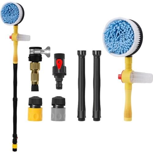 Multifunctional Car Wash Mop Chenille Microfiber Wash Mop Soap Dispensing Cleaner For Car Cleaning Brush Tools