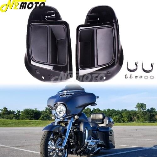 ABS Lower Vented Leg Fairing For Harley Road King CVO Street Road Electra Glide Special FLHX FLHR FLHT FLTRX FLTRXS FLHXSE 14-Up