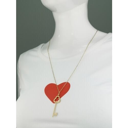 Necklace Jewelry Stainless Steel New Goddess Luxury Golden Color Luxe Fashion For Women Oouble Chain Ancient Coins Hot Sell