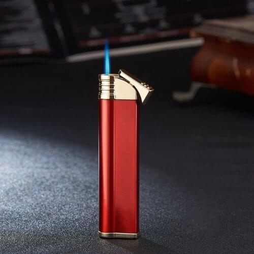 Portable Metal Windproof Cigarette Cigar Lighter Mini Torch Jet Lighter Butane Gas Lighter Ignition Tool Gadgets For Men