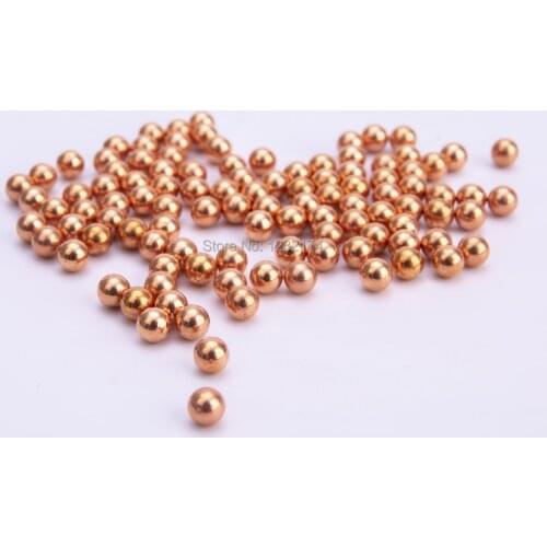 4# 0.13inch 3.3mm Copper plated BB balls hunting balls slingshot balls bearing balls 6800PCS/KG