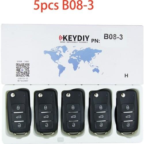 5pcs/lot Universal Remote 3 Button B-Series For KD900 KD900+ URG200 KEYDIY Remote Control Car Key For B08-3 Key Programmer
