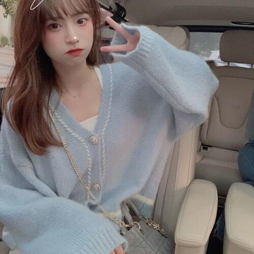 Woman Sweaters Jumpers 2020 Autumn Sweater Cardigan Women Coat Loose Long Sleeve Top Femme Chandails Pull Hiver