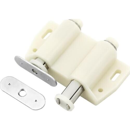 1Pcs Single/Double Door Touch Bead Rebounder Cabinet Door Snap-press Type Self-Spring Invisible Cabinet Magnetic Absorber Touch