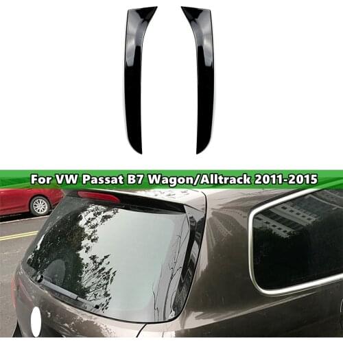 For VW Passat B7 Wagon/Alltrack 2011 2012 2013 2014 2015 Rear Window Side Spoiler Spoiler Canard Canards Splitter