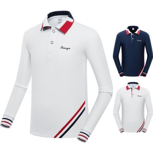 2020 New Kids Golf Shirt Golf Clothing Boys Girls Spring Autumn Long Sleeve T Shirt Tops Childrens Outdoor Breathable Sportswear