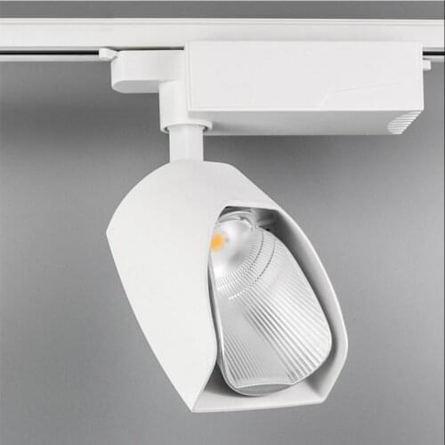 30W 40W COB LED Track Light Spot Light Ceiling Mounted Rail Track Lamp Decorative Led spotlight Track Lighting for Shop 4Wires