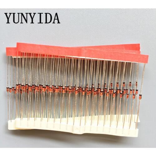 Free shipping 100pcs BZX55C12V 1/2W 12V 0.5W Zener diode