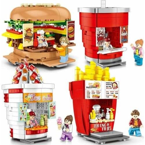 Sembo Blocks Kids Building Blocks Toys Boys Puzzle Girls Gift Food 601055 601056 601057 601058 (no box)