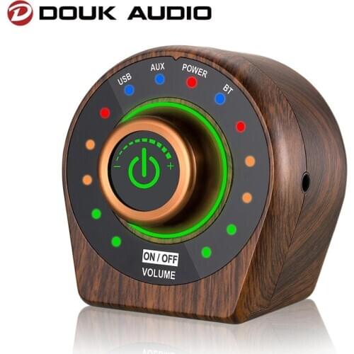 Douk Audio A1 Mini Bluetooth 5.0 TPA3116 Digital Power Amplifier Class D Desktop HiFi Stereo Audio Amp for Speakers