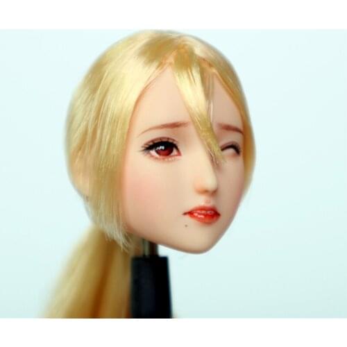 Estartek KE16 Hand Makeup Customized OB27 1/6 Obitsu Head Lily Leer Expression Head Sculpt