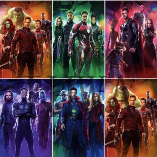 Avengers Captain America Diamond Painting Cross Stitch Full Square Round Diamond Embroidery Home Decor Gift Handicrafts