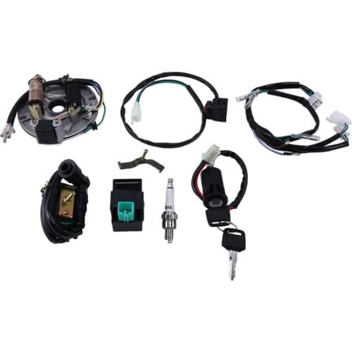 Wiring Harness Loom Ignition Coil CDI Magneto Stator for 50-140Cc Dirt Pit Bike ATV
