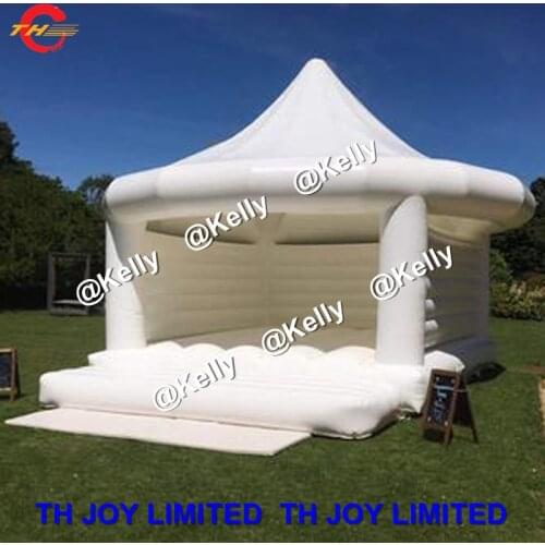 Commercial wedding inflatable castle for sale, outdoor inflatable bouncy castle for wedding inflatable bounce moonwalk