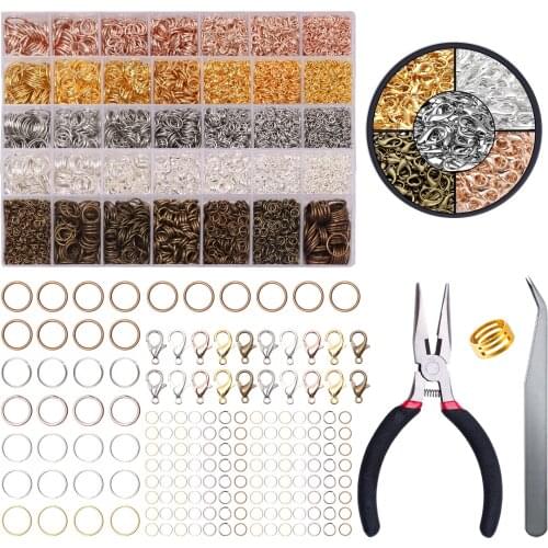 Pure Silver Open Jumping Ring Making DIY Earrings Necklace Jewelry Supplies Chain Ring Jewelry Making Jumping Rings