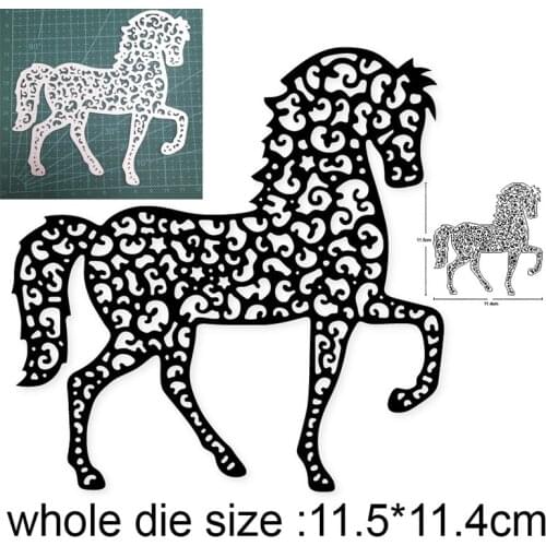 Craft dies metal cutting dies cut die mold Animals Horse Decoration Scrapbook paper craft knife mould blade punch stencils dies