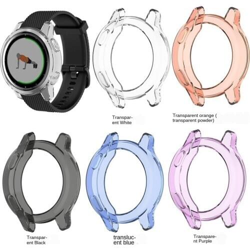 Soft TPU watch protective case for Garmin vivoactive4/4S high quality transparent watch case for GarminActiveS watch