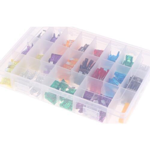 220PCS Combination Automotive Blade Fuse Set 2A3A5A7.5A10A15A20A25A30A35A