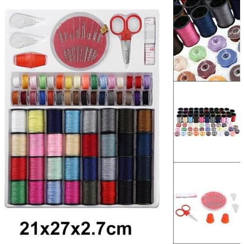 New 100Pcs Sewing Machine Thread Set Sewing Machine Spool Bobbin Reel Tool Kit For Make Clothing And Household Essentials